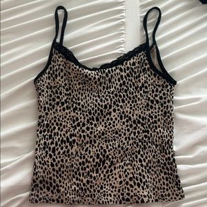 brandy melville cheetah tank